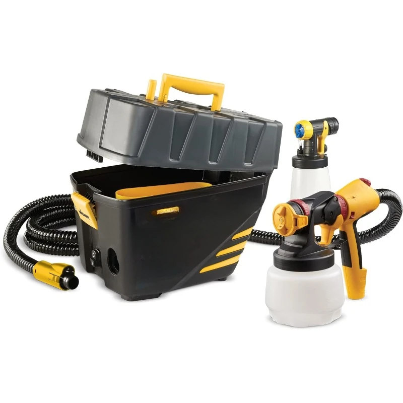 Stationary HVLP Paint Sprayer, Sprays Most Unthinned Latex, Includes two Nozzles, iSpray Nozzle and Detail Finish Nozzle