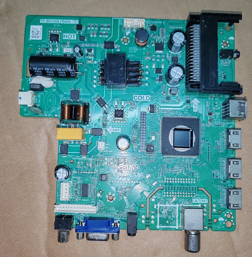 

TP.SK105S.PB805 Three in one TV motherboard, tested well, physical photo for 30--84V 300ma 48w