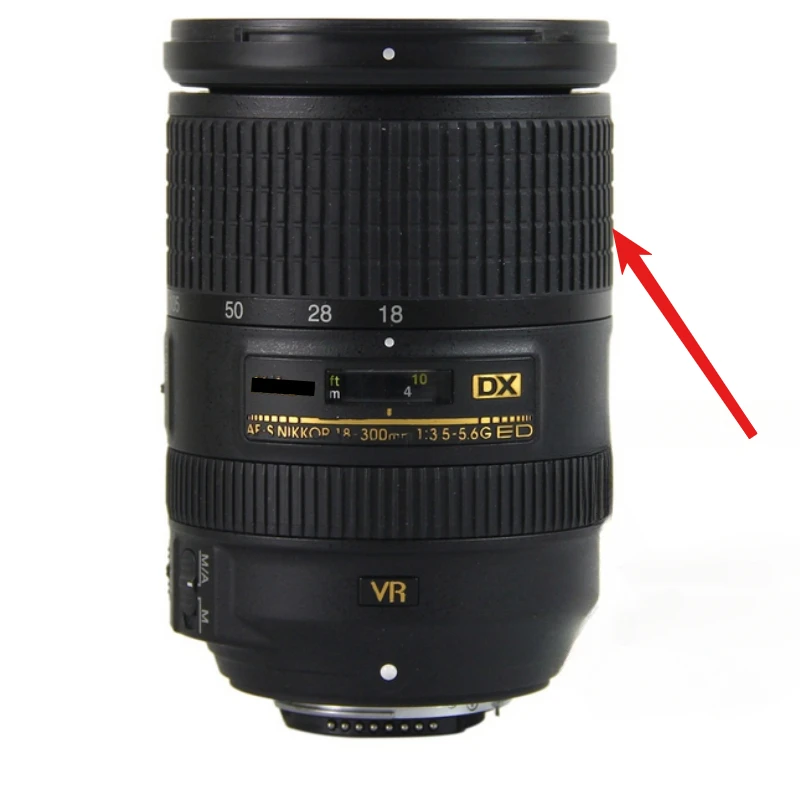 Новое высококачественное резиновое кольцо с зумом для Nikon AF-S DX Nikkor 18-300 18-300 мм 1:3,5-5,6/G f/3,5-5,6G ED VR, часть объектива камеры