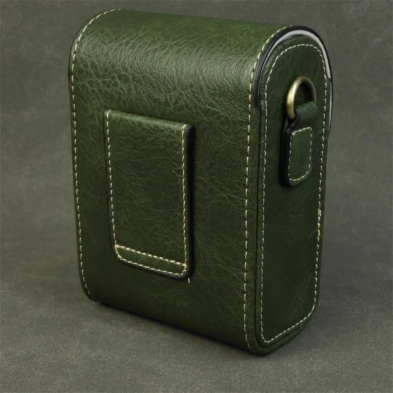 Retro PU Leather Camera Case For Ricoh gr3 For Canon g7x2 leather case For Sony zv1 Protective Cover with Shoulder Strap
