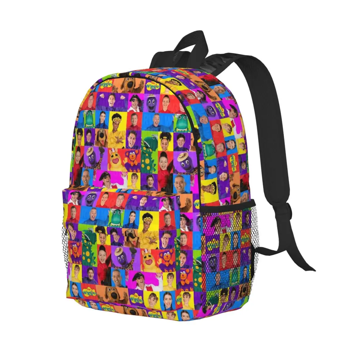 

The Wiggles Tv Show Music Band Backpack Student Boys Girls BookBag Kids School Bag Computer Shoulder Bags for Men Women