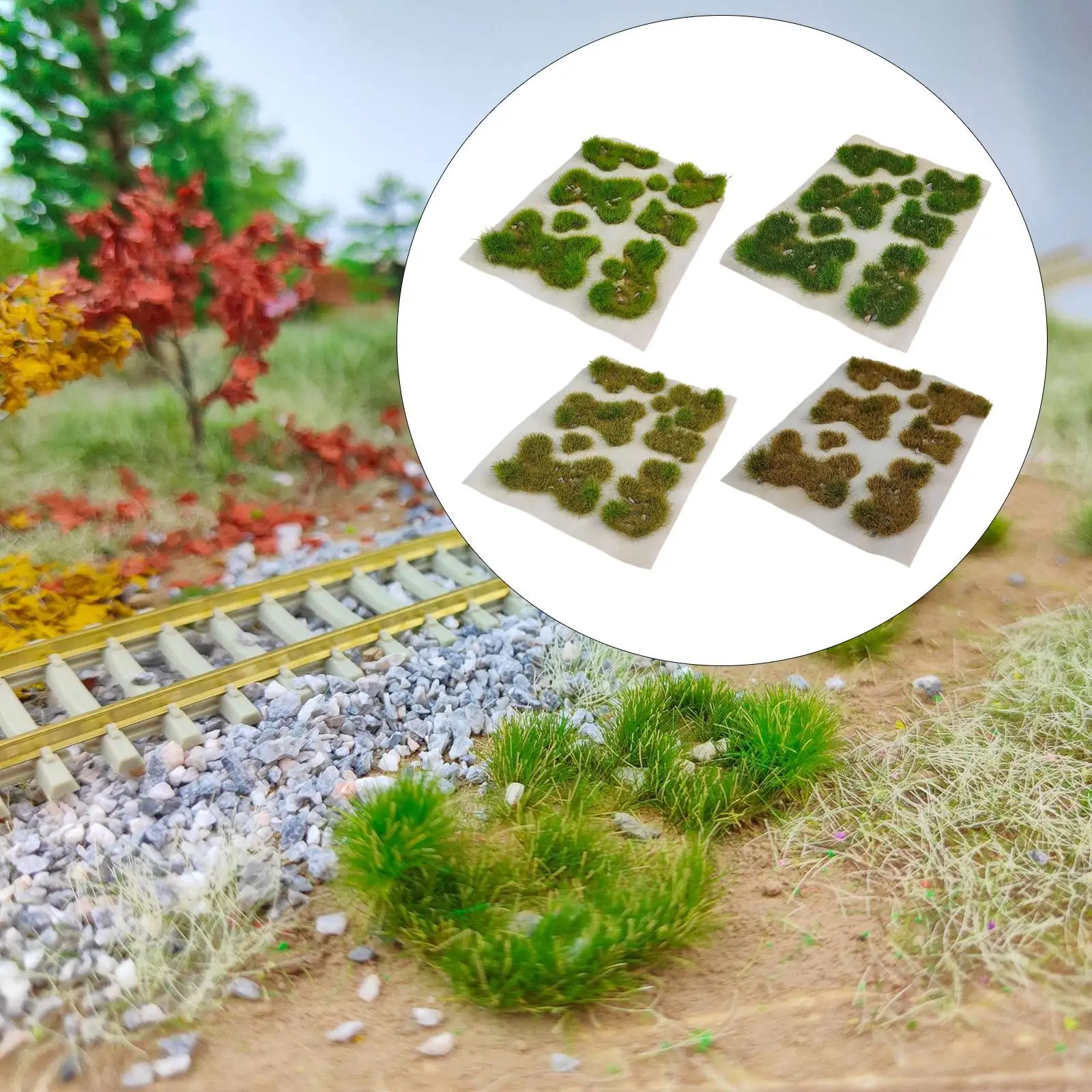 

Grass Tufts Model Hand Torn DIY Simulation Grass Cluster 1/35 1/64 1/72 1/87