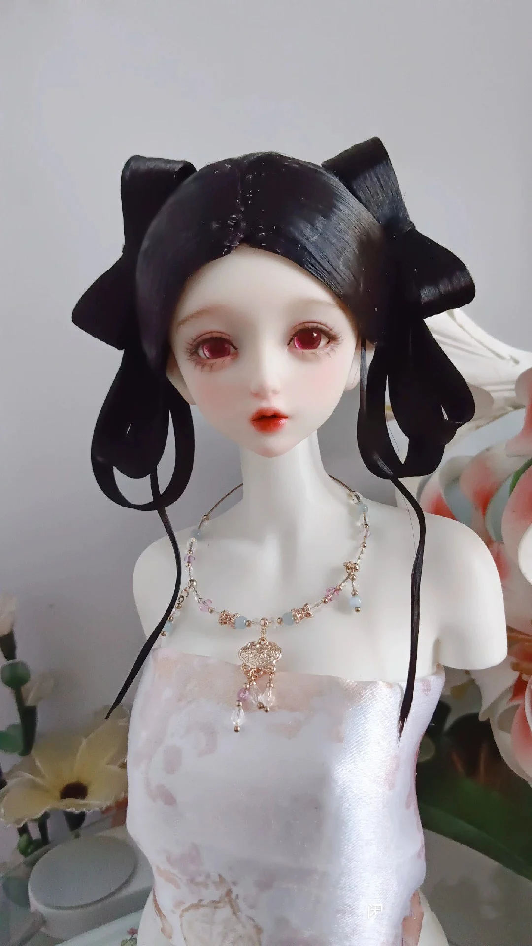 1/4 1/3 Scale BJD Ancient Costume Doll Wigs Hanfu Vintage Style Hair Fairy Wig For MSD SD13 Girl SSDF Uncle Accessories A1688