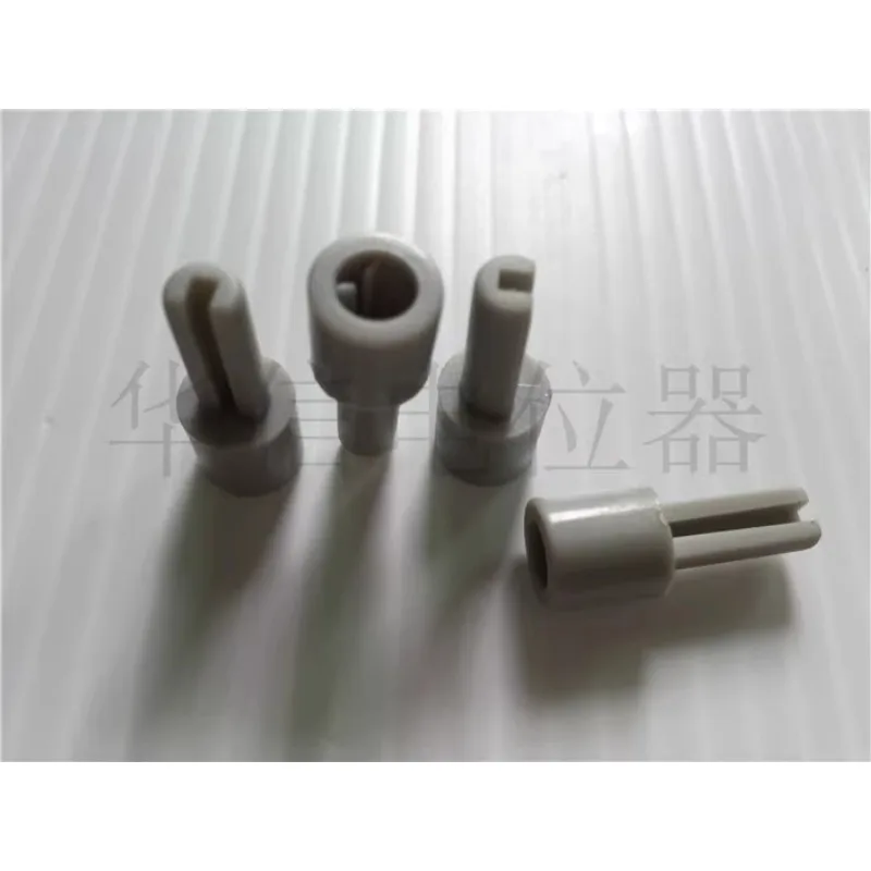 10 Uds eje de extensión del potenciómetro mezclador, eje de extensión de plástico gris 25MMX10MM D agujero de medio eje 6MM HJ-332