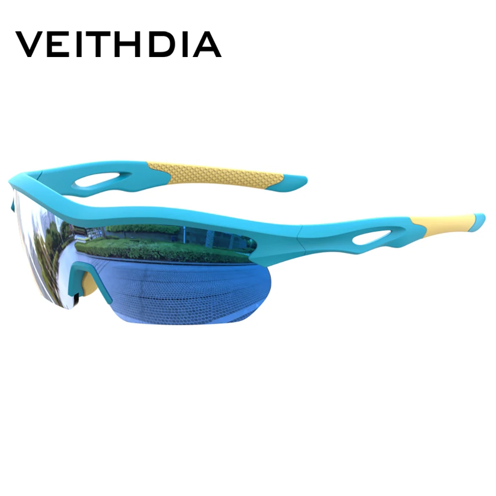 

Солнцезащитные очки VEITHDIA, новинка, для занятий спортом на открытом воздухе, для бега, с защитой от ультрафиолета UV400, небьющаяся оправа, для мужчин и женщин, VSY028
