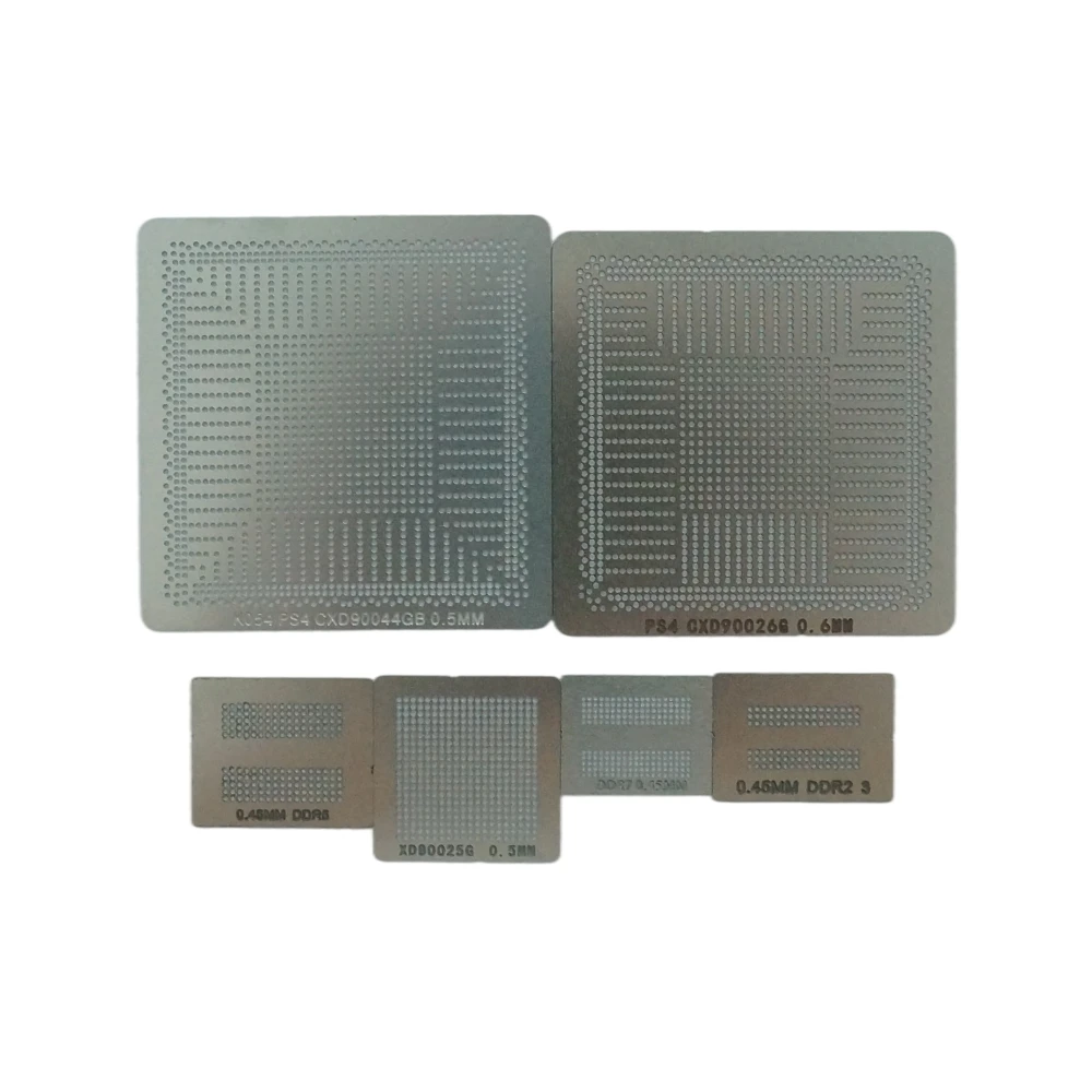 4 sztuk/partia bezpośredniego ogrzewania szablony PS4 BGA wzornik CXD90025G CXD90026G K4B2G1646E DDR3 SDRAM K4G41325FC GDDR5 pamięci RAM Reballing narzędzie — zdjęcie 2