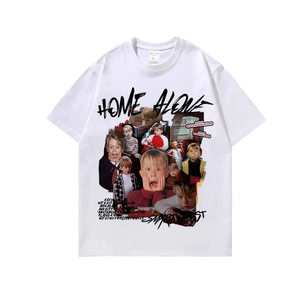 Summer New Hot Selling Home Alone Children's Short-Sleeved T-Shirt Boys And Girls Cotton Tops Kids daily Clothing Holiday Gifts