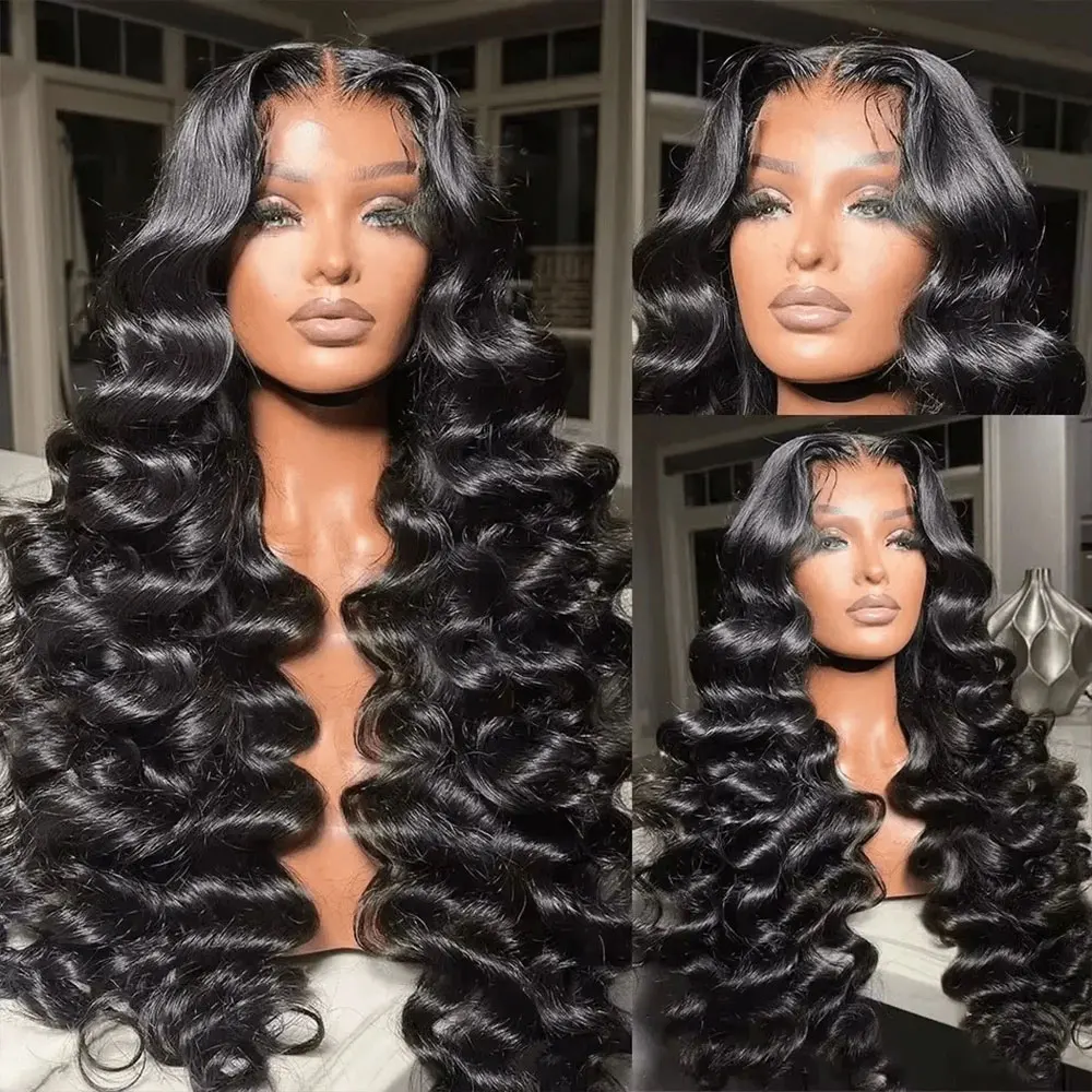 

40 Inch 13x6 13x4 Hd Transparent Curly Lace Wigs Human Hair Wigs Water Wave Lace Front Wig Deep Wave Lace Front Wigs Human Hair