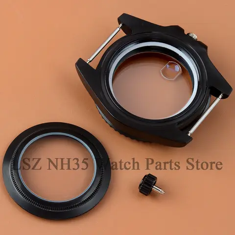 För Submariner GMT-boett 40 mm nh35 316L rostfritt stålboett passar Seiko NH34 NH35 NH36 NH38 urverk 28,5 mm urtavla klockdelar 10 best sales Seiko Tuna klockboett - №7