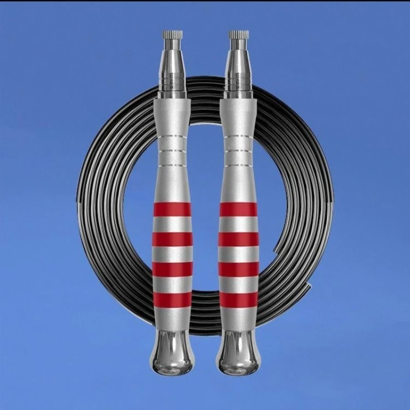 Portable Ultralight Steel Wire Skipping Rope Adult Men Women Fat Loss Racing Workout Weight Loss Fitness Training Gear
