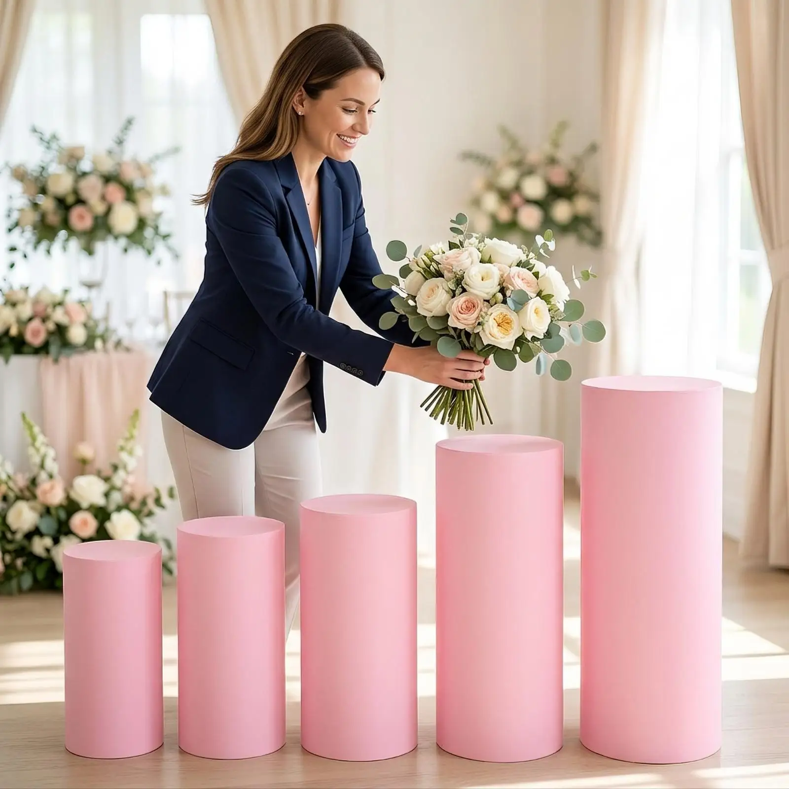 5-pieces-cylinder-pedestal-stand-cover-fitted-cylindrical-pedestal-covers-with-elastic-cylinder-stand-cover-elasticated