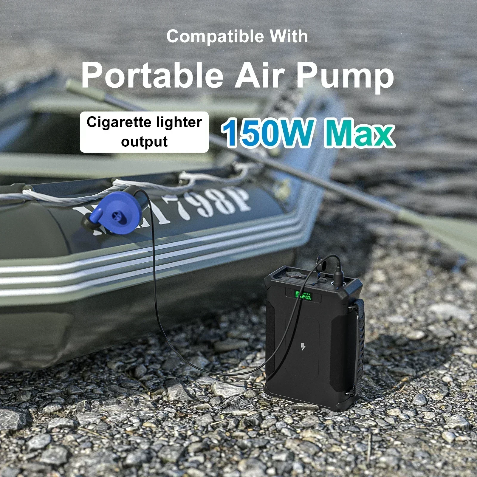 Power Station 96000mah 300wh Lifepo4 Battery Backup PD 65W Outdoor Power Bank For CPAP Walkie Talkie