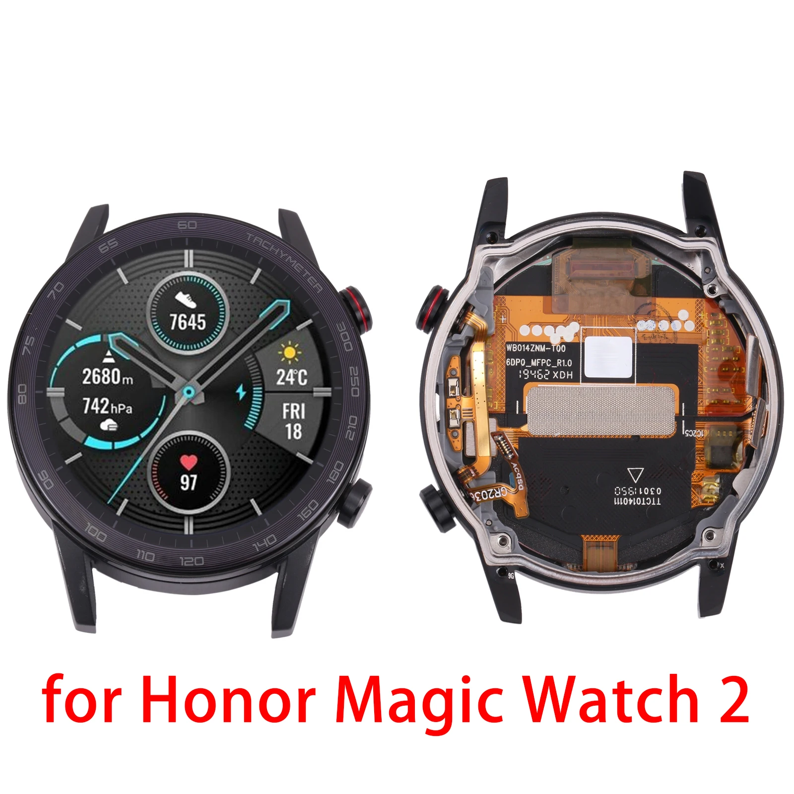 LCD Screen and Digitizer Full Assembly With Frame for Honor Magic Watch 2 MNS-B19 46mm