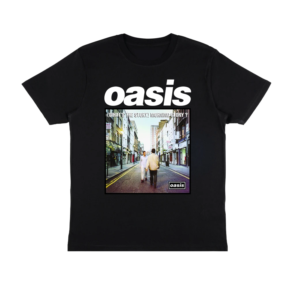 Hot Sale OASIS 2024 Men's Graphic Print T-shirt Man Woman Short Sleeved Luxury Tees Clothing Loose Pure Cotton Soft Tops