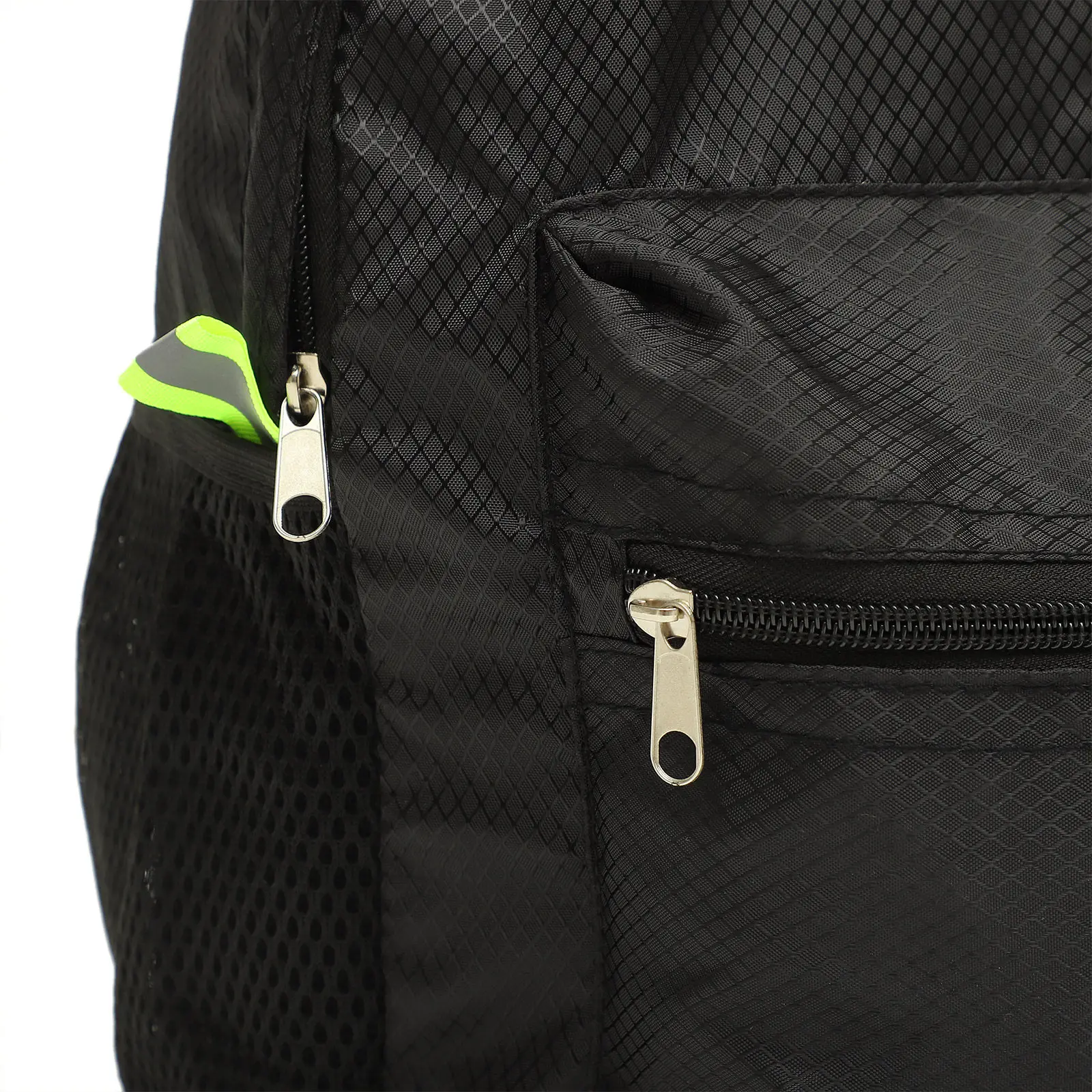 

Складной туристический рюкзак с сетчатым узором, легкий, для кемпинга, походов, пикников, черный, большой вместимости