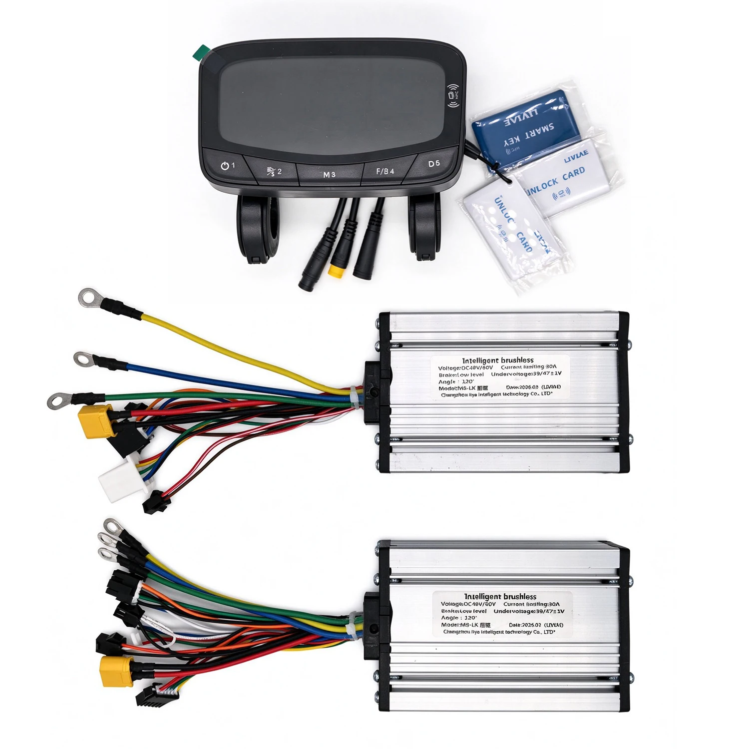 REDDYDY RD2 60V Complete Dual Controller A+B and Big Screen Display Kit