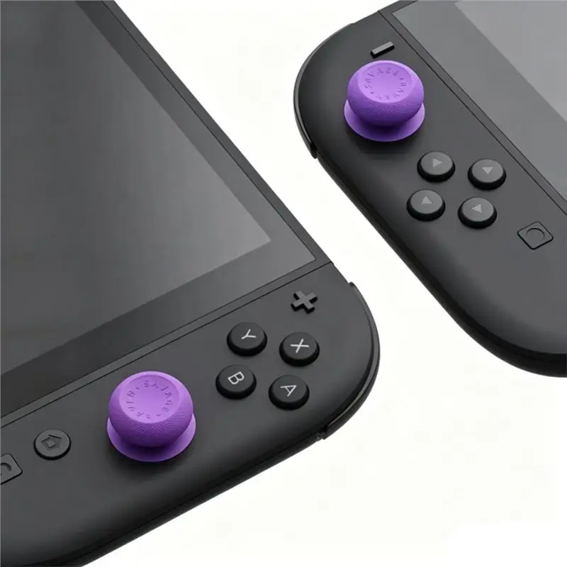 Y43A Joystick Cap Thumb Grip Set for Switch 2 for Joy-Con, Anti-Slip Silicone Thumb Stick Cover for Skull & Co. NS2, Protective