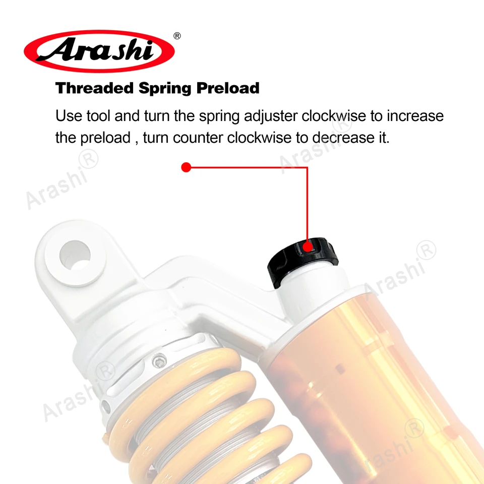 Arashi 360mm Rear Suspension For HONDA Monkey / ABS 2019 2020 2021