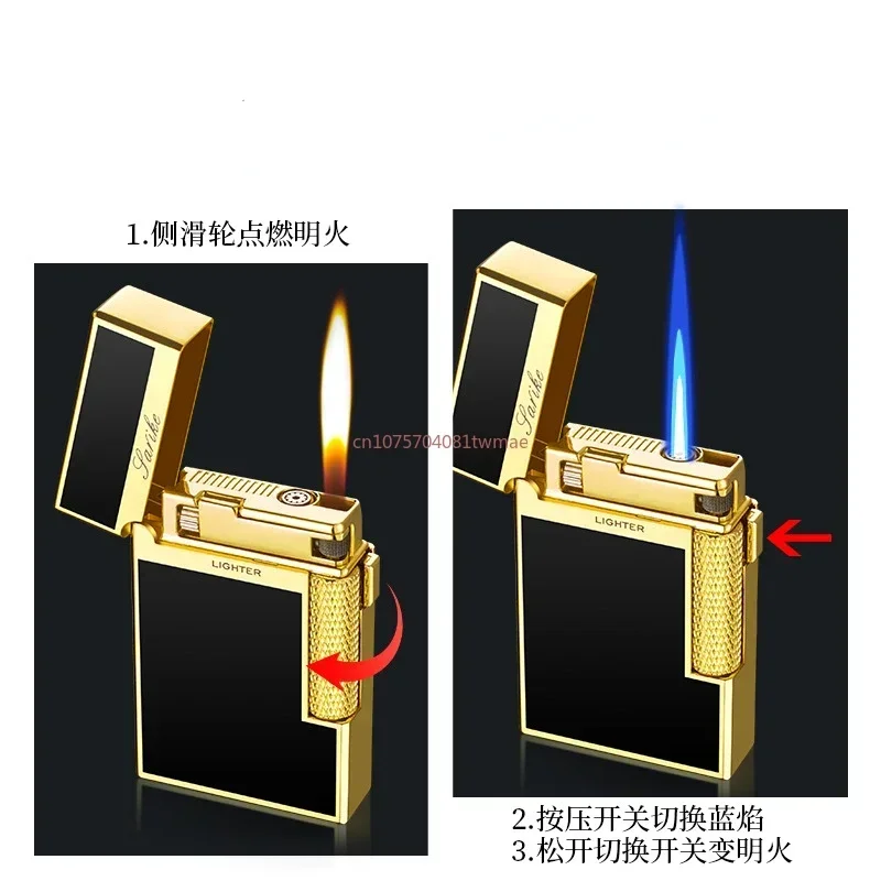 2024 Nice and Loud Sound, Double Fire Switching Resin Series Inflatable Lighter, New Hot Style Gift Lighter Cool Gifts for Men