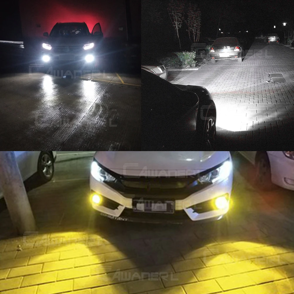 2X30W 6000lm przedni zderzak samochodowy przeciwmgielne światło do hondy Pilot 3.5L V6 2012-2015 LED jazdy dziennej przeciwmgielne reflektor do jazdy dziennej DRL montaż