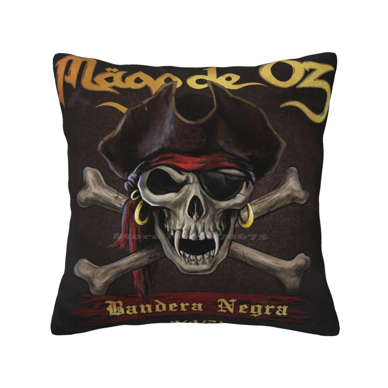 M ? Go De Oz Baronangz Bandera Negra Bedroom Office Hug Pillowcase M ? Go De Oz Baronangz Bandera Negra