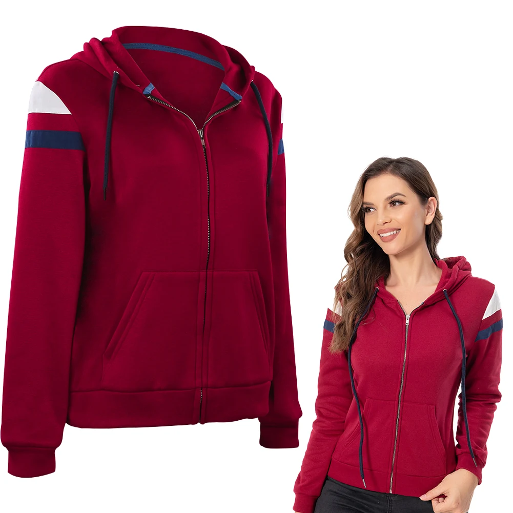 Fantasia TV Scarlet Cosplay Witch Hoodie Female Superhero Women Disfraz Costume Female Fantasy Halloween Carnival Party Clothes