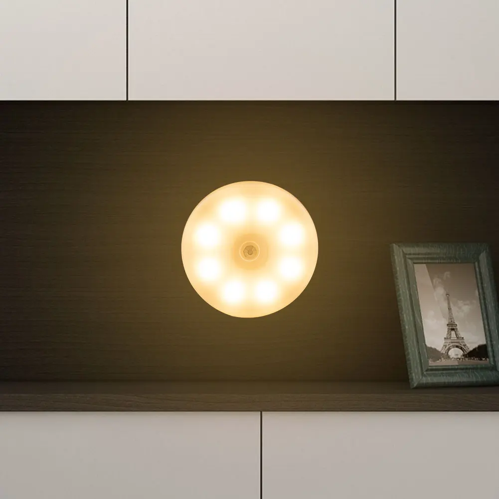 

Wireless Motion Sensor Lamp USB Charging Activated Sensored Lights Battery Powered 300mAh for Kitchen Bedroom Hallway Closet