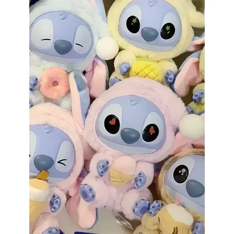 Nieuwe Stitch Eat Something Before Sleep Series Blind Box Pluche Poppen Hanger Schattige Pop Ornament Mystery Box Verrassing Speelgoed Geschenken