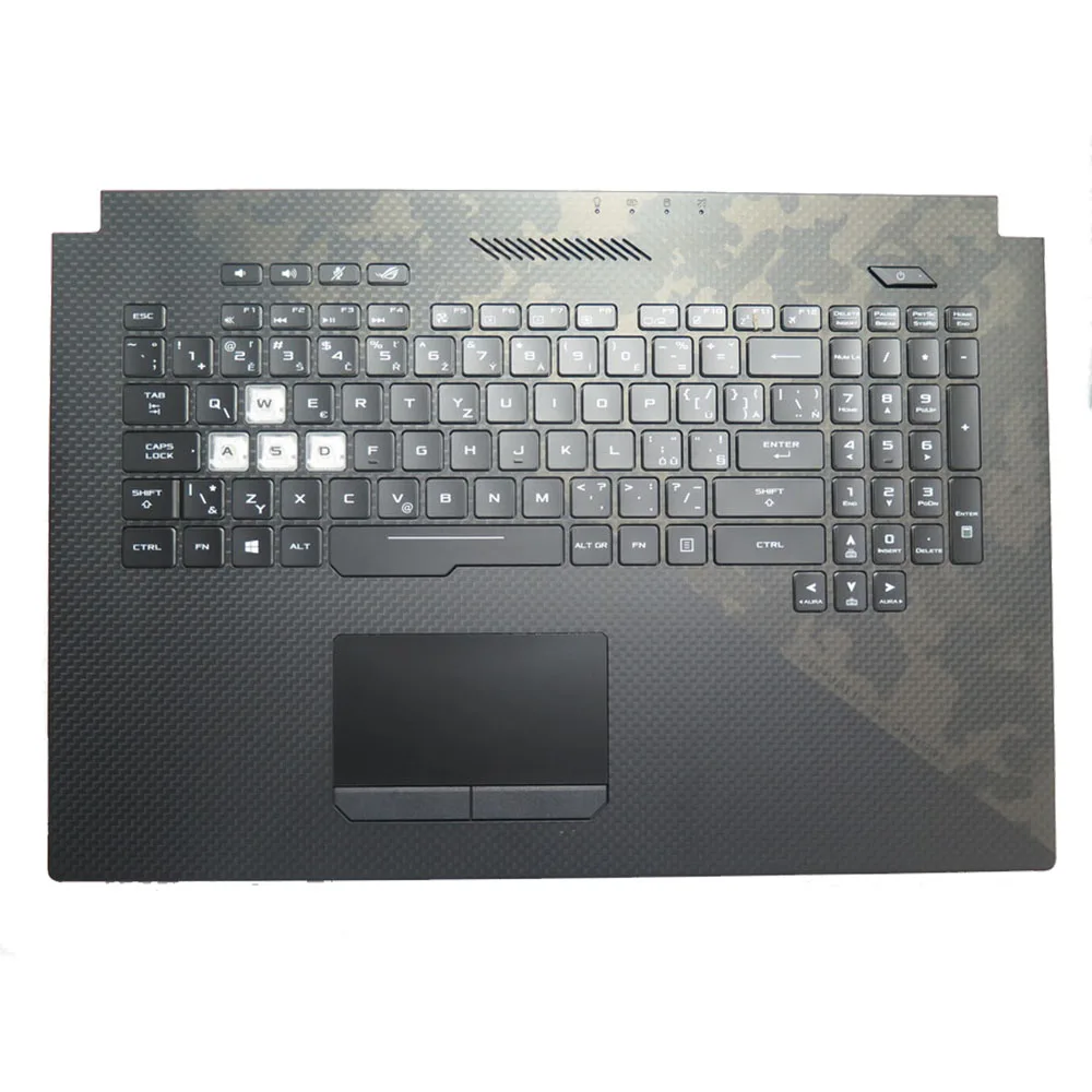 

Laptop PalmRest&keyboard For ASUS 90NR00N1-R30070 90NR00N1-R30110 Black Top Case Backlit Black Czech CZ/GreeK GK Keyboard