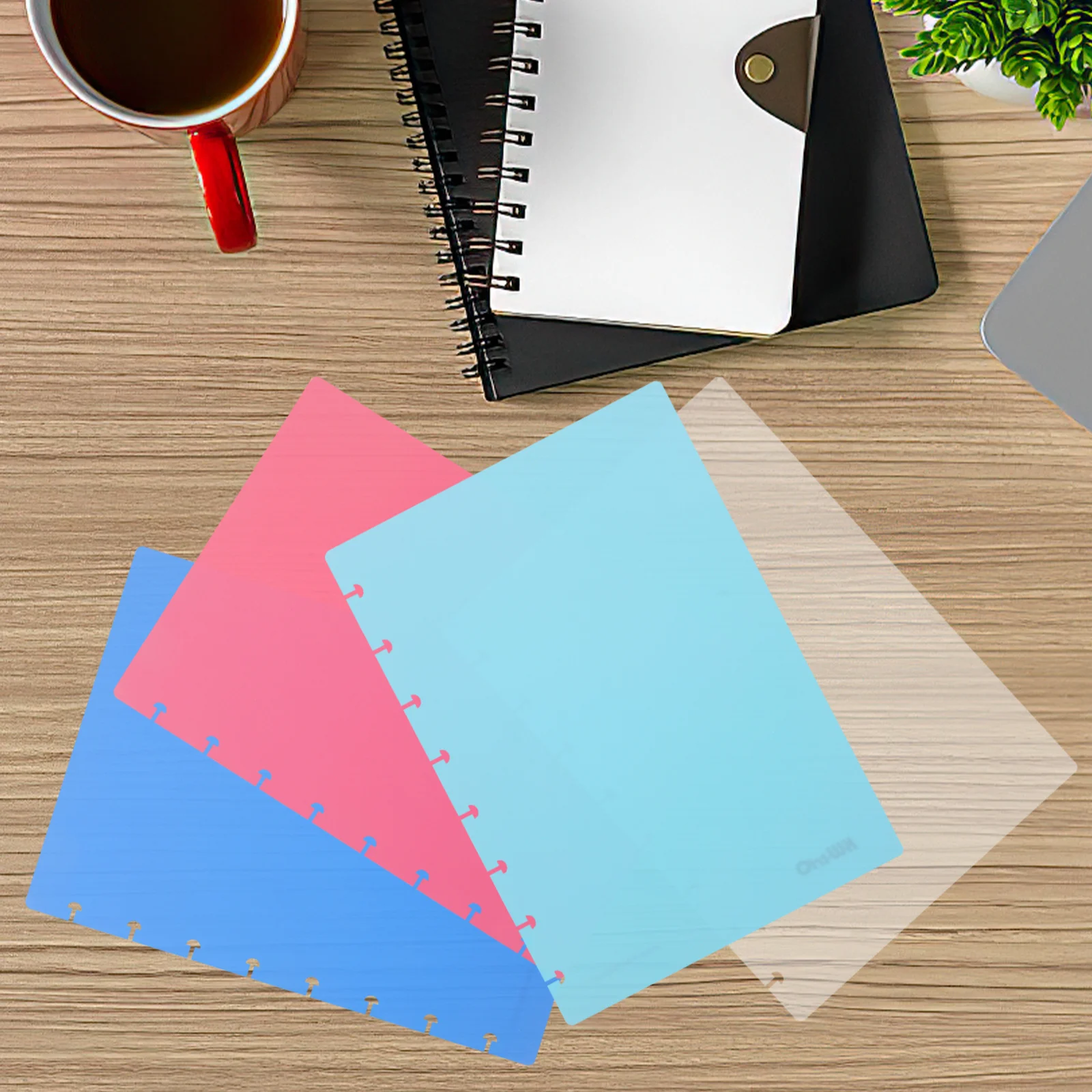 غطاء الموثق البلاستيكي صياغة أوراق فضفاضة المنظم صفحة أنيقة التقليب لوازم مكتبية غطاء الموثق