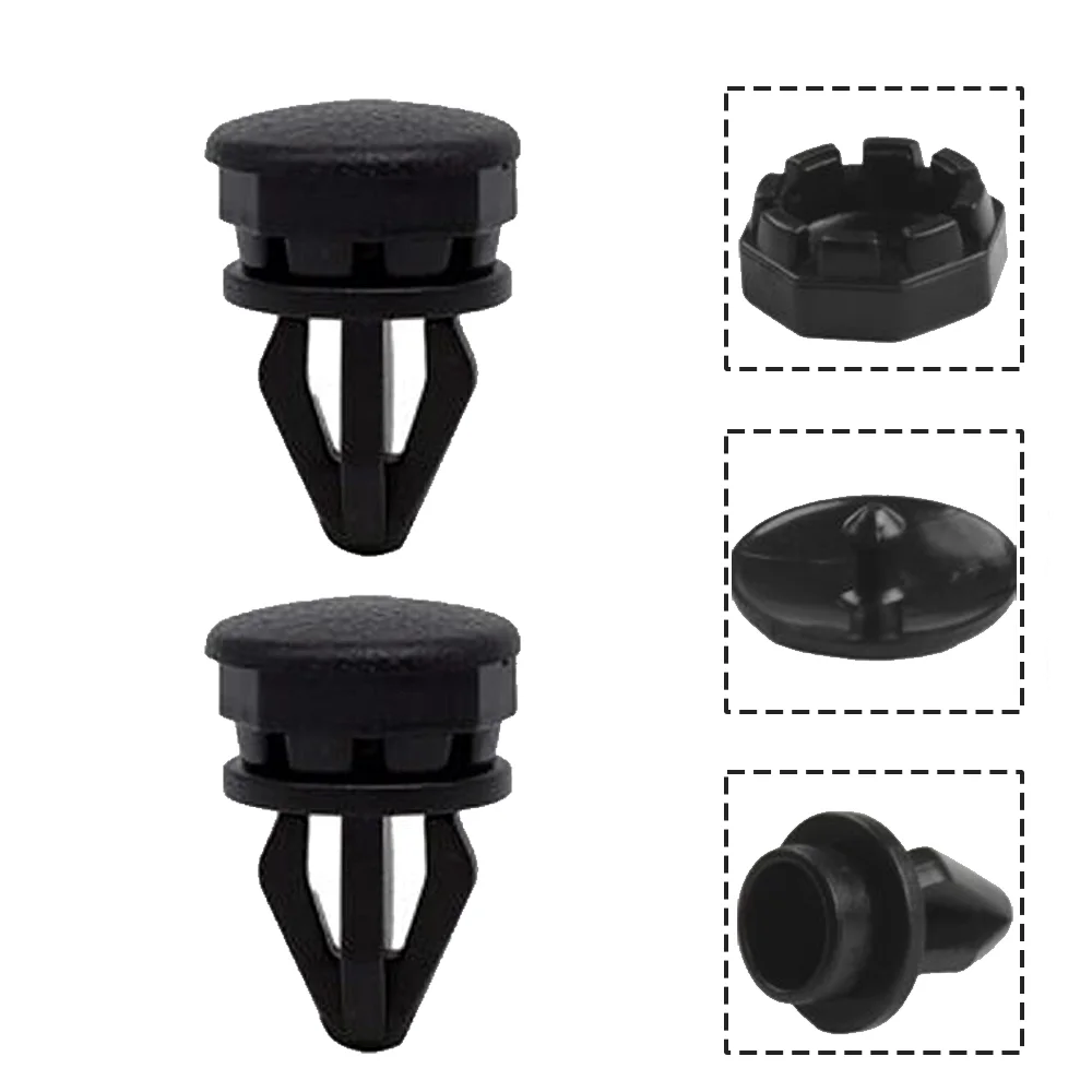 2X Parcel Shelf Clips For Nissan Juke F15 Rear Plastic Button Bootlid Interior Trunk Hanger Cargo Hook Fastening Brackets Rivet