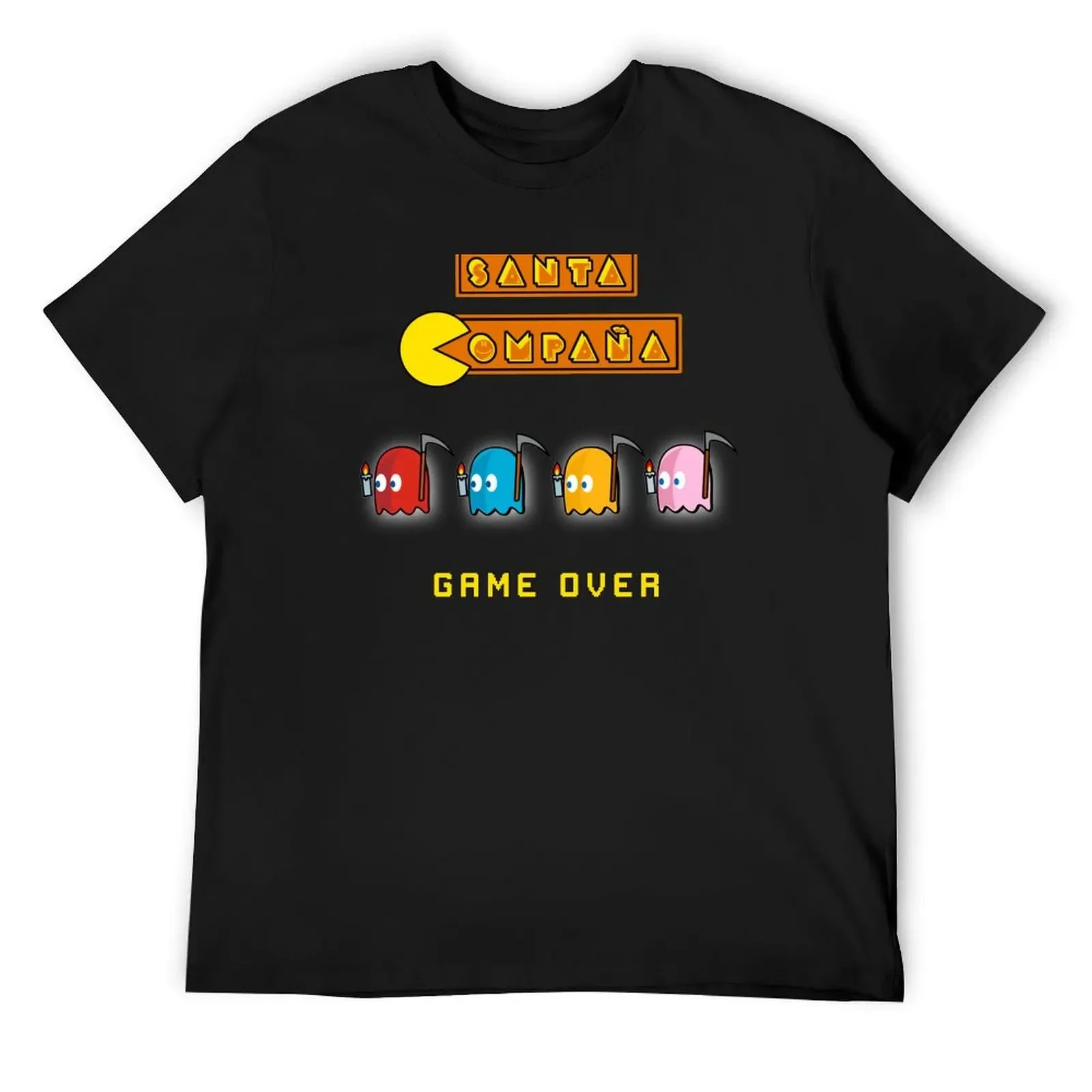 Santa Compa?a - Game Over T-Shirt vintage graphic tee vintage t shirts rapper graphic tees slim fit t shirts for men