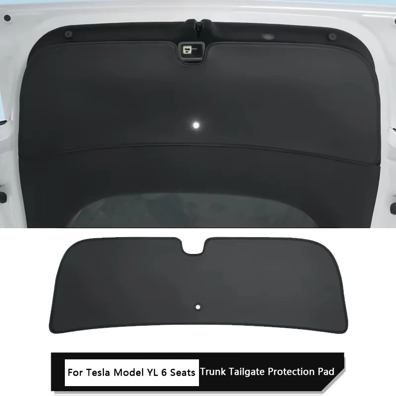 Für Tesla Model YL 6-Sitzer Kofferraum-Schutzauflage aus Leder, Hinterer Laderaum-Schutz, Anti-Schmutz-Pad, Auto-Innenausstattung Zubehör – Detail 7