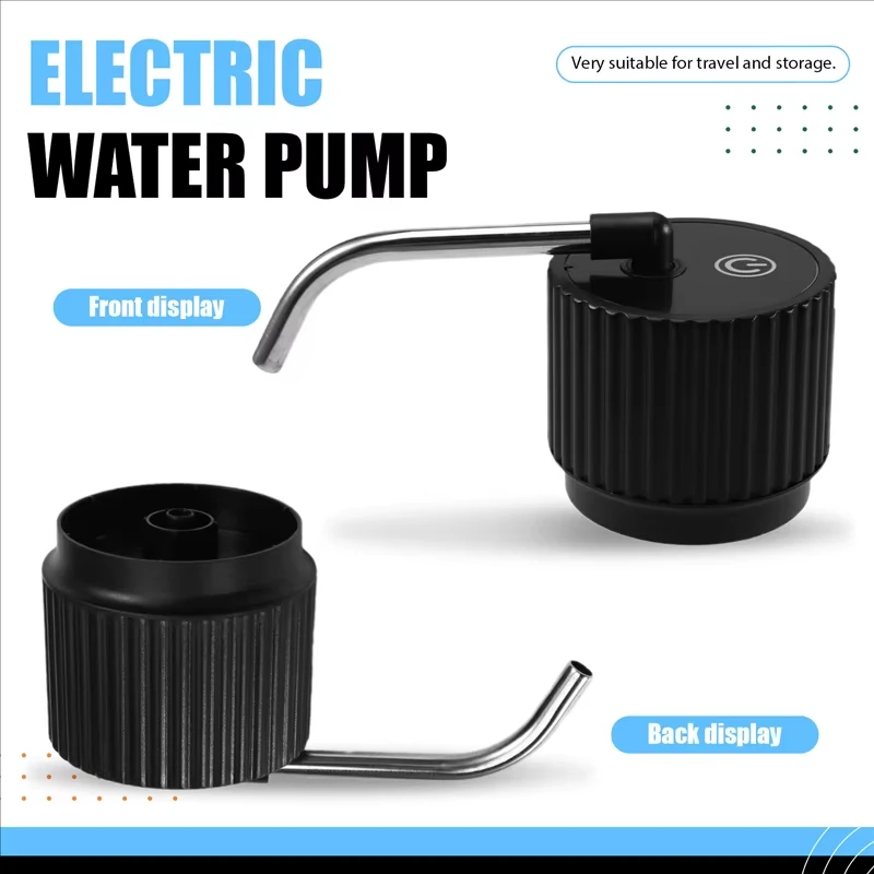 USB Electric Water Pump Bucket Water Suction Device Water Intake Device Household Office Outdoor Convenient Water Dispenser