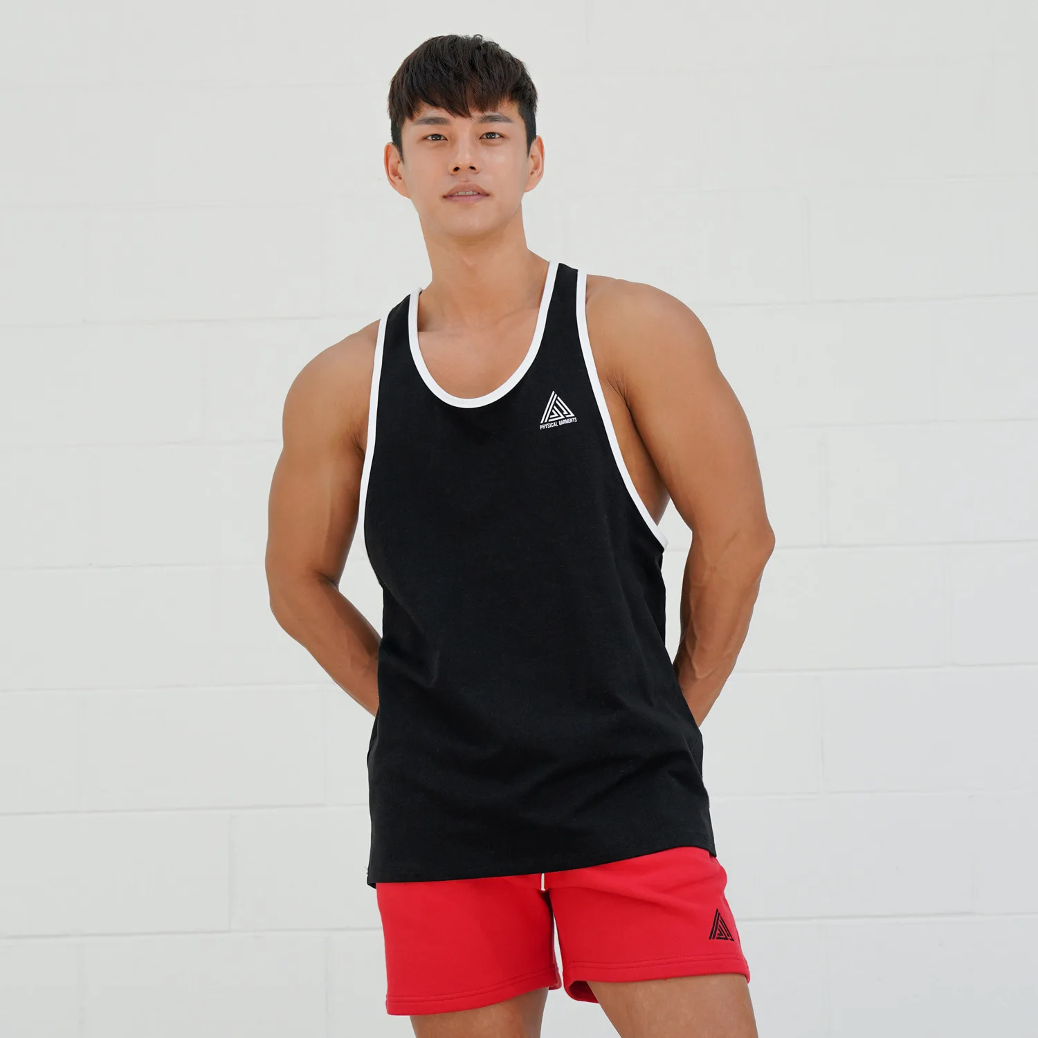 Summer Bodybuilding Men Tank Top Gym Fitness Training Cotton Sleeveless Shirt Male Casual Print Stringer Singlet Vest Undershirt