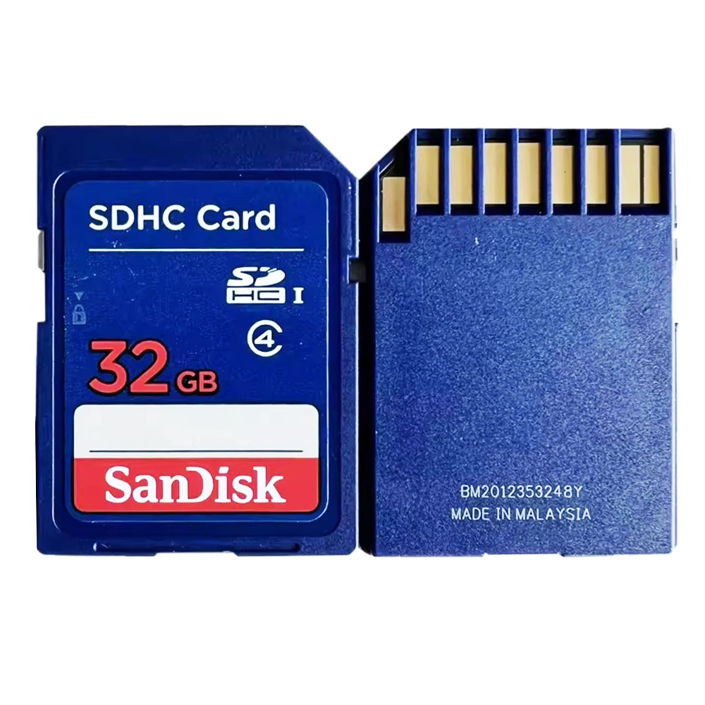 SanDisk بطاقة SD 32 جيجابايت بطاقة ذاكرة الكاميرا لكانون نيكون باناسونيك CCD بطاقة الكاميرا الرقمية سيارة شنت بطاقة فلاش SDHC بطاقة كبيرة