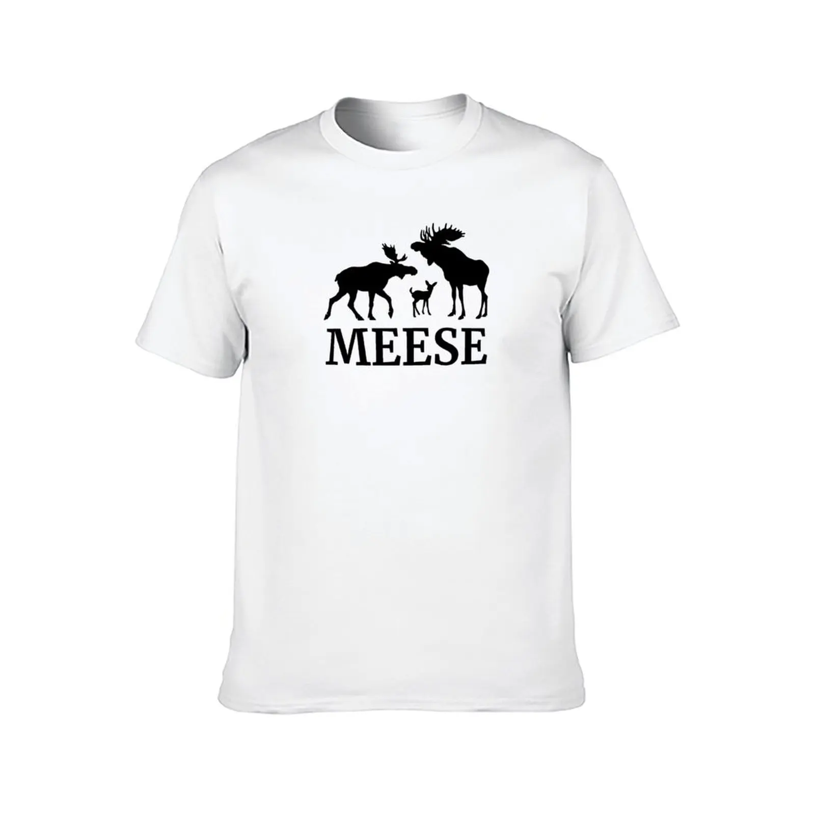 Meese Plural موس تي شيرت قطن تي شيرت حزمة مضحك تي شيرت رجل تي شيرت