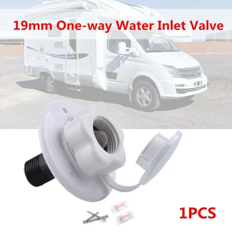 1PC 19mm Water Inlet Valve Hatch Gravity Fresh Water Fill For RV Camper Trailer