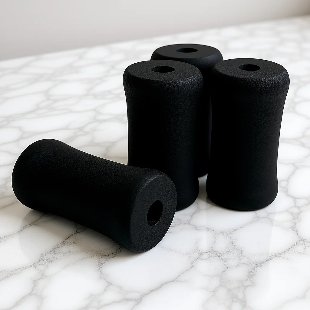 4 قطعة وسادة للقدم رغوة الأسطوانة وسادة أنبوب مجموعة استبدال ممارسة آلة غطاء الصالة الرياضية الساق تمديد اللياقة البدنية منصات الأسطوانة #6