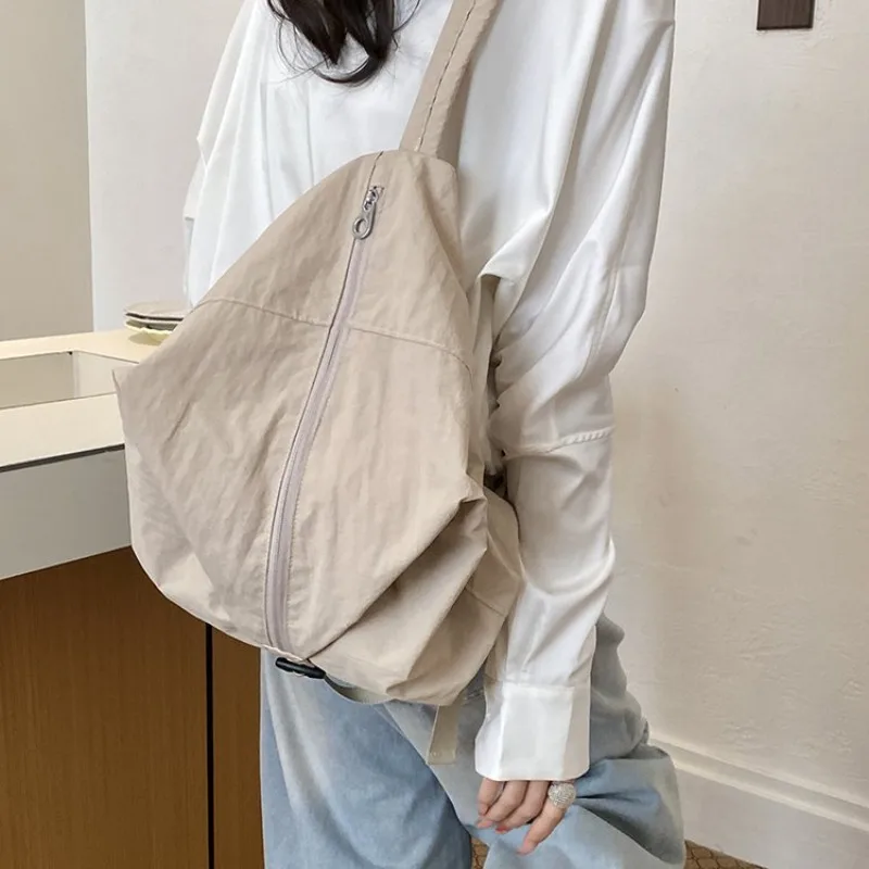 High-End Simple Diaper Bag, Unique Stylish Leather Handbag, Ladies Fashionable Large Capacity Commuter Tote