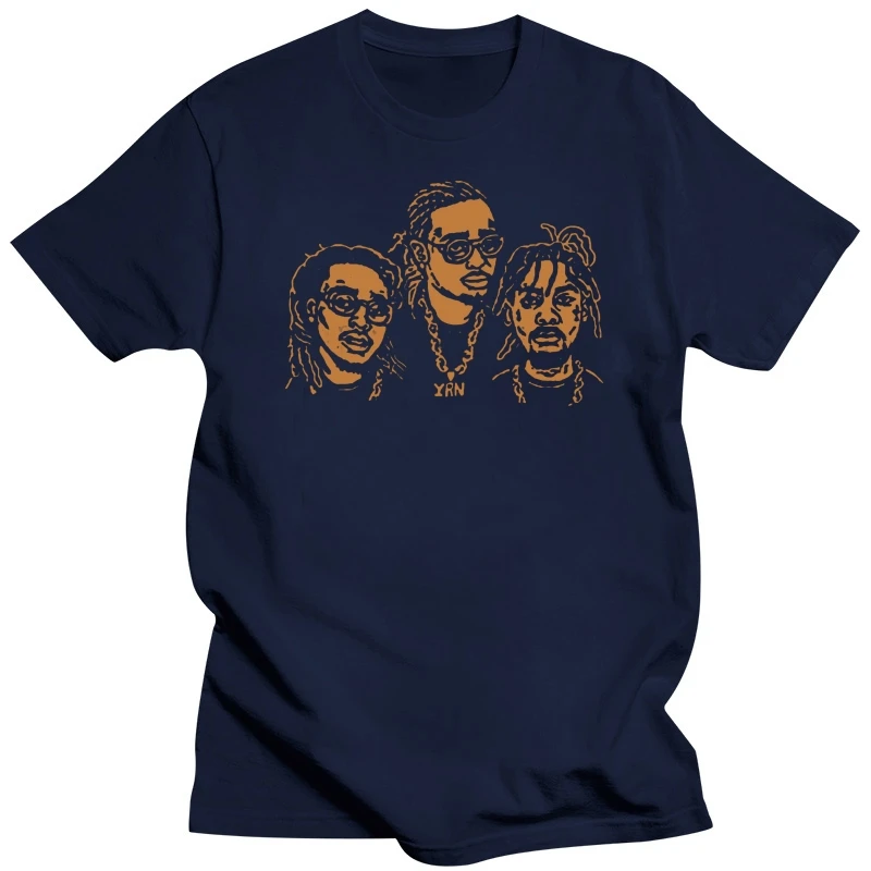 New FNLY94 The Migos Gold chains shirt Quavo Offset Takeoff culture rap L T Shirt Summer Famous Clothing