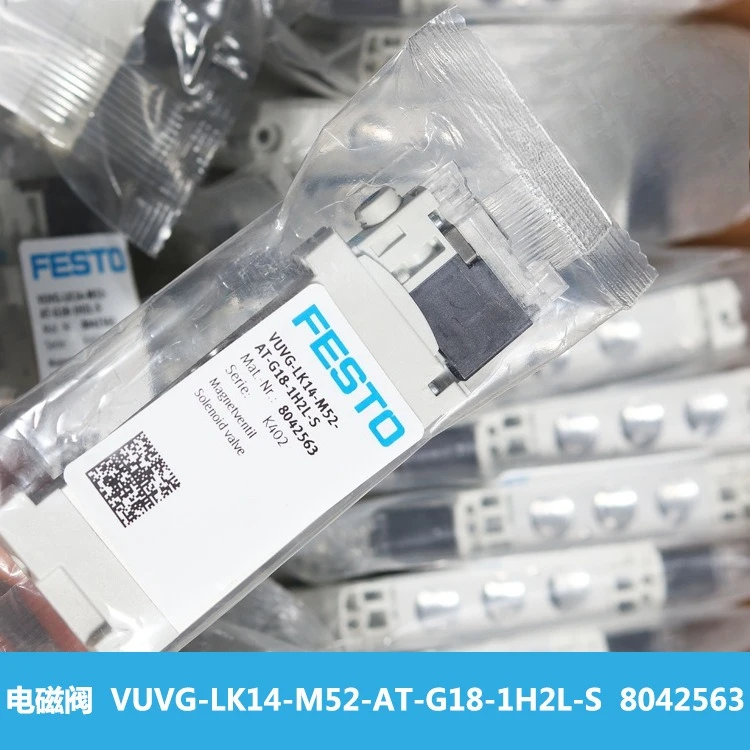 

Parts for Solenoid Valve VUVG-LK14-M52-AT-G18-1H2L-W1-S 8042563 Original 589287