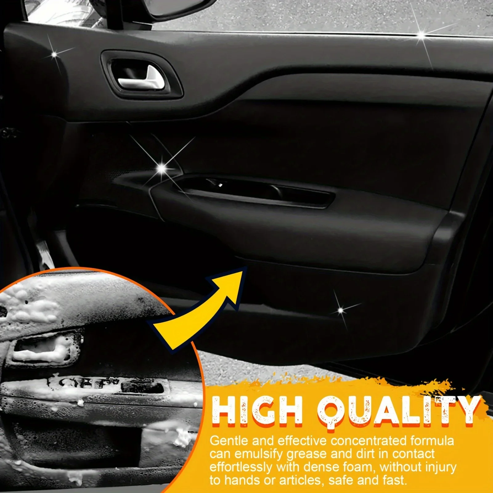 1or3PCS Multi-Functional Foam Cleaner Set: Wash for Automotive Interior Upholstery Plastic Instrument Panel Steering Wheel parts image 6