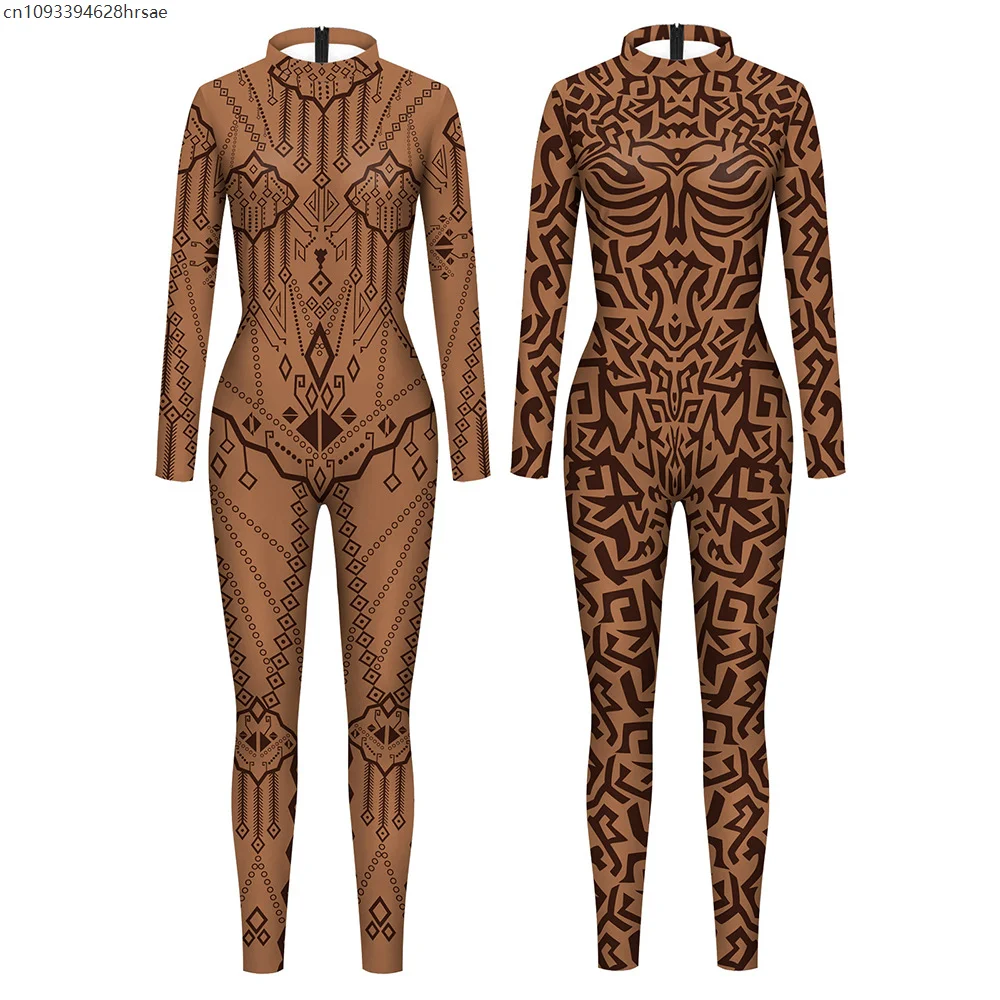 

Women Psychedelic Mesh Cosplay Jumpsuit Halloween Catsuit Mesh Festival Party Zentai Suit Rave Unique Suits Burning Bodysuit