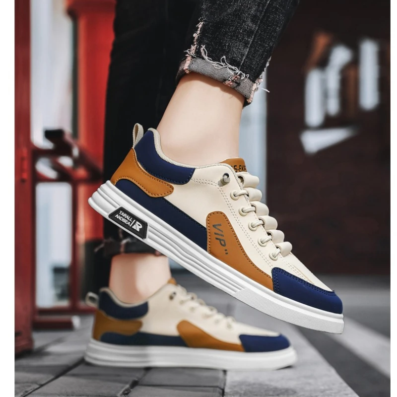 

Men's Shoes Outdoor Sneakers Low Top Leather Male Loafers Trend Comfortable Running Shoes High Quality Slip on Men Casual Shoes