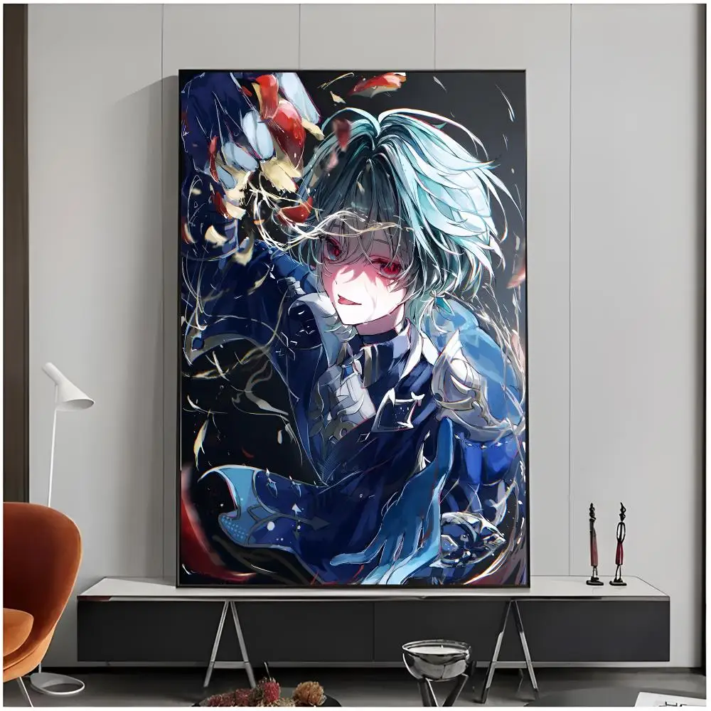 hn fantasy character G-Genshin Impact Lohen Poster Living Room Bedroom Decorative Print Unframed Decor