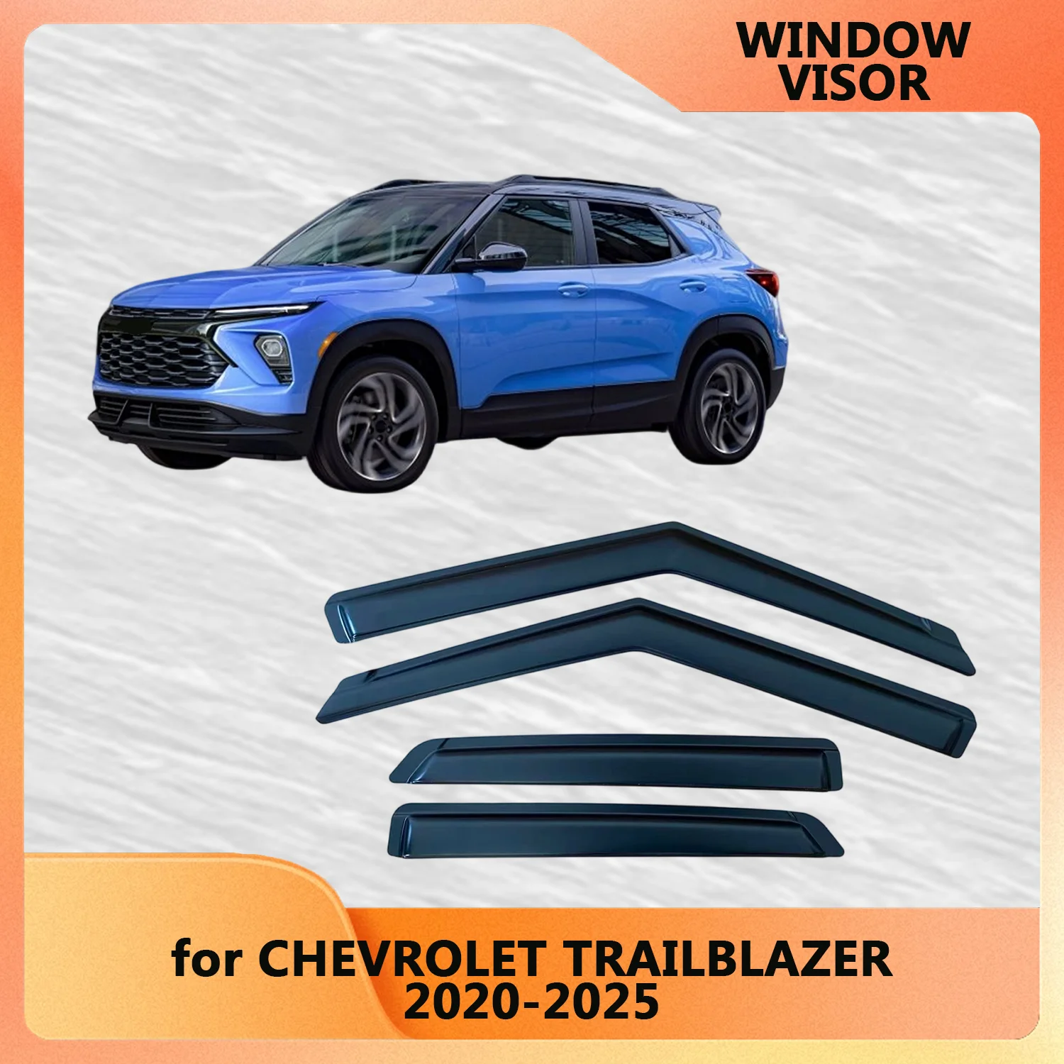 

Оконный козырек для CHEVROLET TRAILBLAZER 2020 2021 2022 2023 2024 2025 Ветровые дефлекторы Дождевики Дверной козырек Вентиляционные шторы