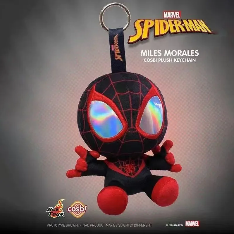 HotToys Marvel Spider-Man قلادة Avengers من القطيفة على ظهره قلادة قطيفة ساحرة لبطل الفيلم هدية للأطفال
