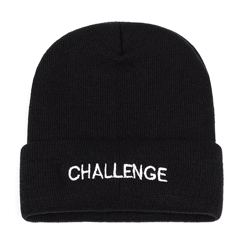 2025 جديد عصري الإبداعية محبوك قبعة التحدي الحقيقي المطرزة قبعة فول في الهواء الطلق الترفيه بلا حدود قبعة يندبروف قبعة تدفئة