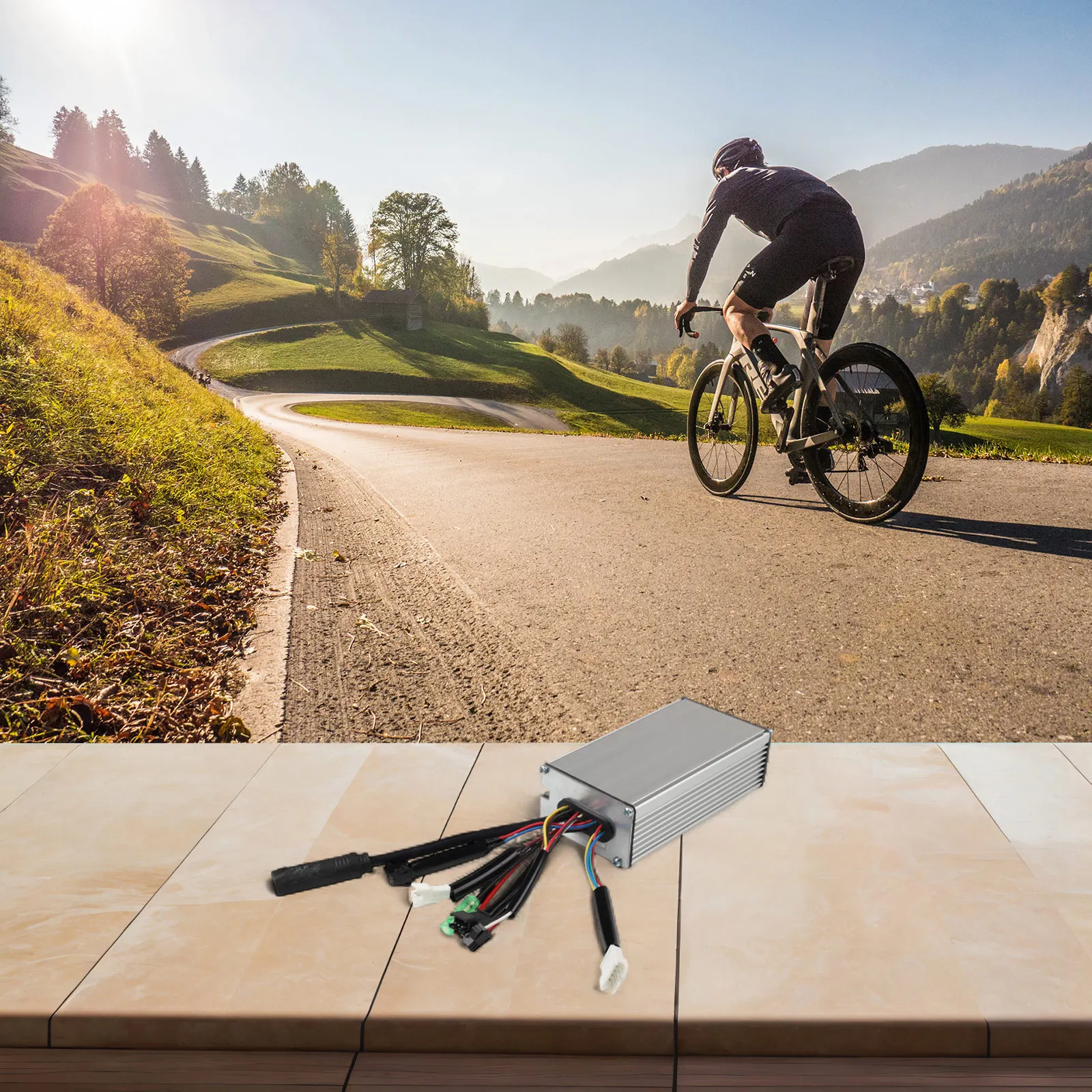 

SM Connector KT-25A Controller Weight 370g Bicycle Controller With Display Headlight Function Lightweight Controller